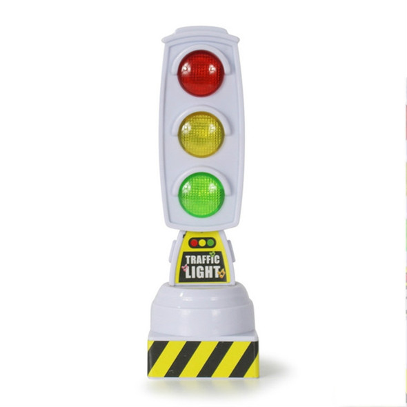 Electric Light and Music Can Switch Children Traffic Lights Traffic Lights Toy Model(White)