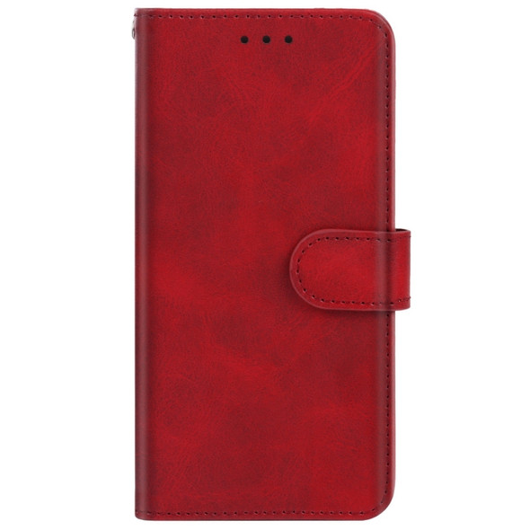 Leather Phone Case For Cubot R19(Red)