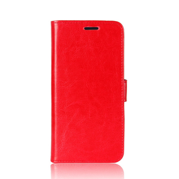 For Alcatel 3X 2020 R64 Texture Single Horizontal Flip Protective Case with Holder & Card Slots & Wallet& Photo Frame(Red)