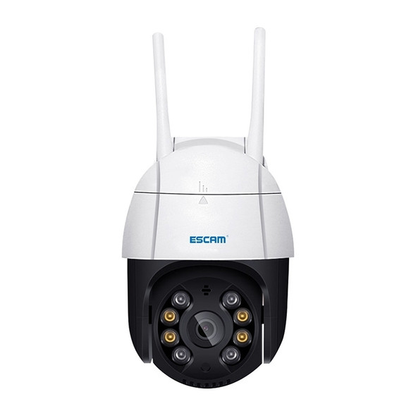 ESCAM QF518 5MP Smart WiFi IP Camera, Support AI Humanoid Detection / Auto Tracking / Dual Light Night Vision / Cloud Storage / Two Way Audio / TF Card, Plug:US Plug(White)