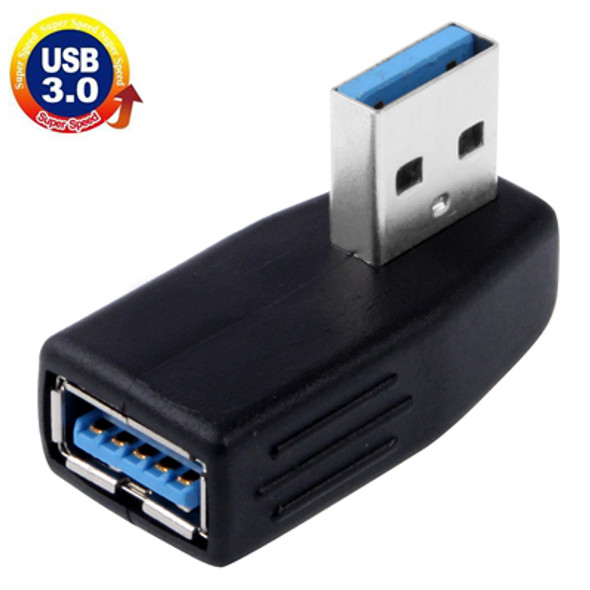 USB 3.0 AM to USB 3.0 AF Cable Adapter(Black)