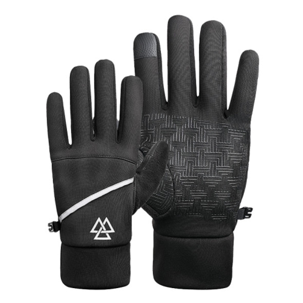 Autumn Winter Waterproof Warm Cycling Gloves, Style: 176 Pocket(XXL)