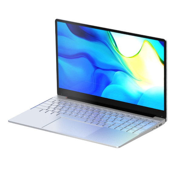 CENAVA F158G Notebook, 15.6 inch, 16GB+256GB, Fingerprint Unlock, Windows 10 Intel Celeron J4125 Quad Core 2.0-2.5GHz, Support TF Card & Bluetooth & WiFi & HDMI, US Plug(Silver)