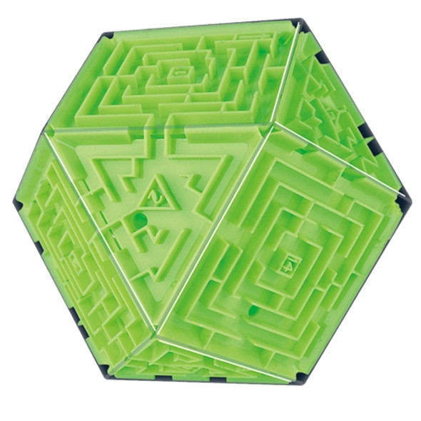 3D Labyrinth Cube Educational Toys,Style: Fourteen Face - Green