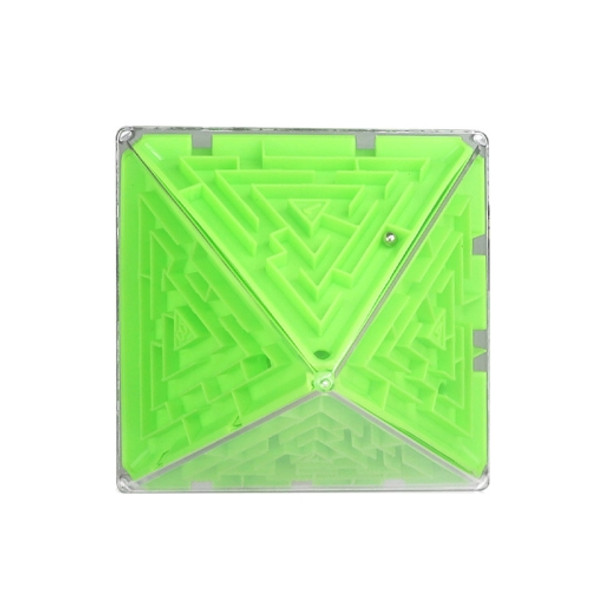 3D Labyrinth Cube Educational Toys,Style: Octahedron - Green