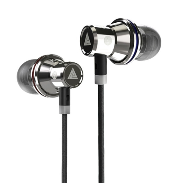 QKZ KD3 In-Ear Subwoofer Metal Sports Music Headphones, Microphone Version