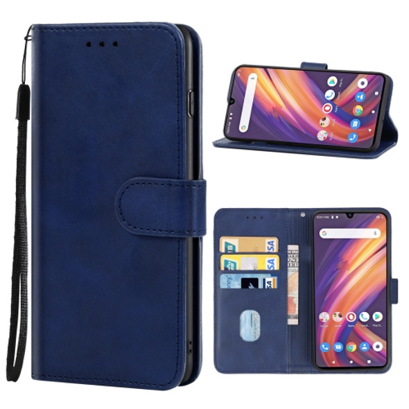 Leather Phone Case For Lenovo A6 Note(Blue)