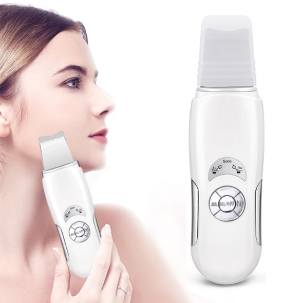 Beauty Star Ultrasonic Face Skin Scrubber Facial Massage Machine Anion Skin Deep Cleansing Peeling Face Lift Scrubber, US Plug
