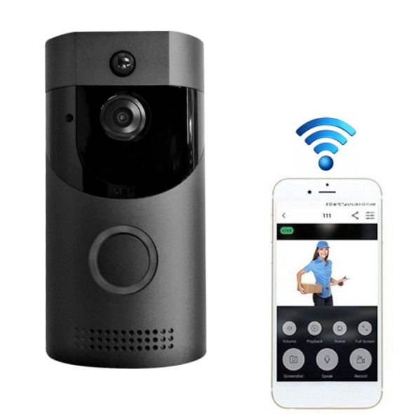 B30 720P 2.4GHz WiFi Low Power Smart Video Doorbell without Dingdong Bell, Support Infrared Night Vision/ Video Talk-back / PIR Detection