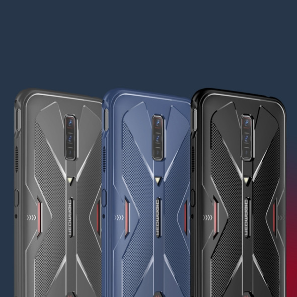 For ZTE nubia Red Magic 6 Pro / 6 TPU Cooling Gaming Phone All-inclusive Shockproof Case(Navy Blue)