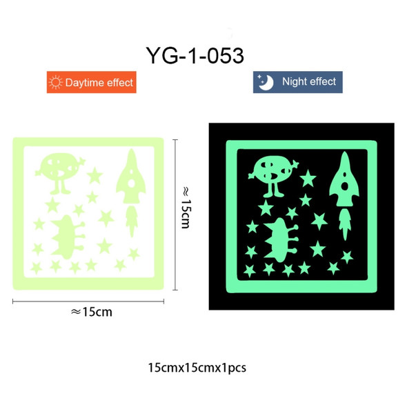 5 PCS Cartoon Luminous Home Decoration Switch Stickers(YG-1-053)