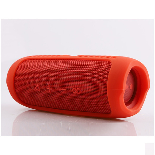 JBA-F5 Bluetooth Speaker Case Environmentally Friendly Silicone Protective Shell for JBL Flip 5(Red)