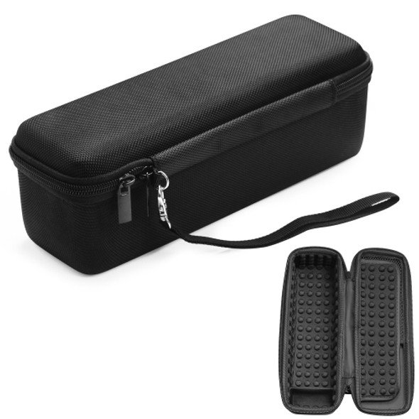 2 PCS Portable Shockproof Bluetooth Speaker Protective Bag Storage Box for Sony SRS-HG1/HG2/HG10(Black)