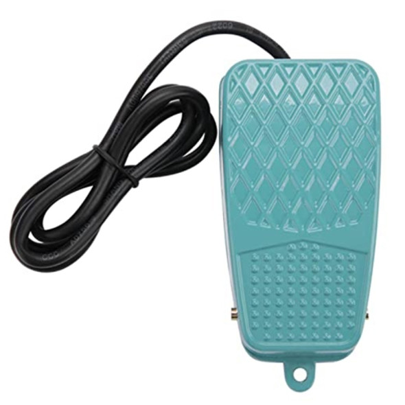 TFS-105 AC 250V 10A Anti-slip Metal Case Foot Control Pedal Switch, Cable Length: 90cm