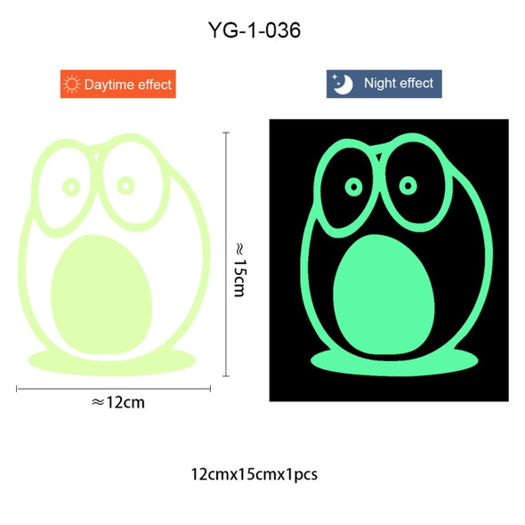 5 PCS Cartoon Luminous Home Decoration Switch Stickers(YG-1-036)