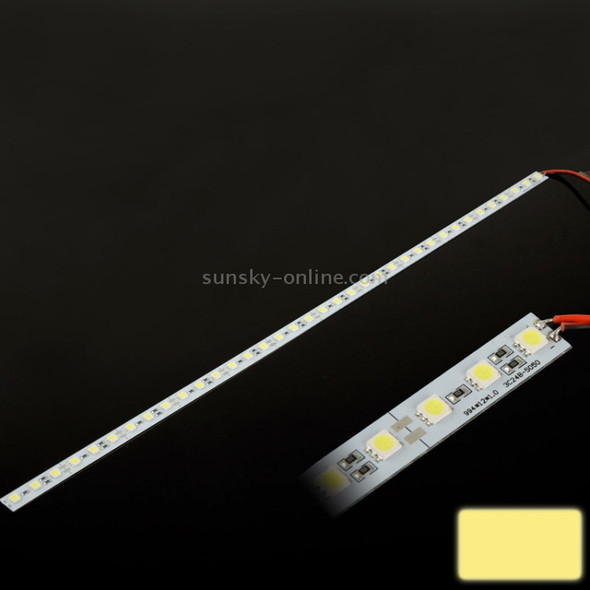 8.5W Aluminum Light Bar with Square Holder, 36 LED 5050 SMD, Warm White Light, Length: 50cm