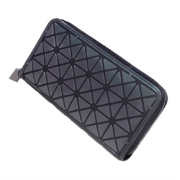Y800 Women Long Wallets Geometric Lattice Wallet Women Clutch Bag(Colorful A)