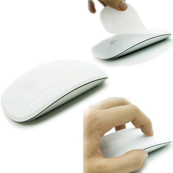 Silicone Soft Mouse Protector Cover Skin for MAC Apple Magic Mouse(White)