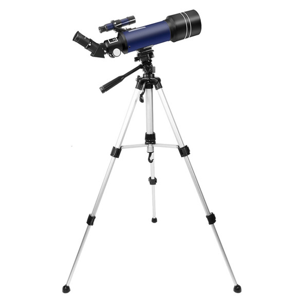 WR852 16x/66x70 High Definition High Times Astronomical Telescope with Tripod(Blue)