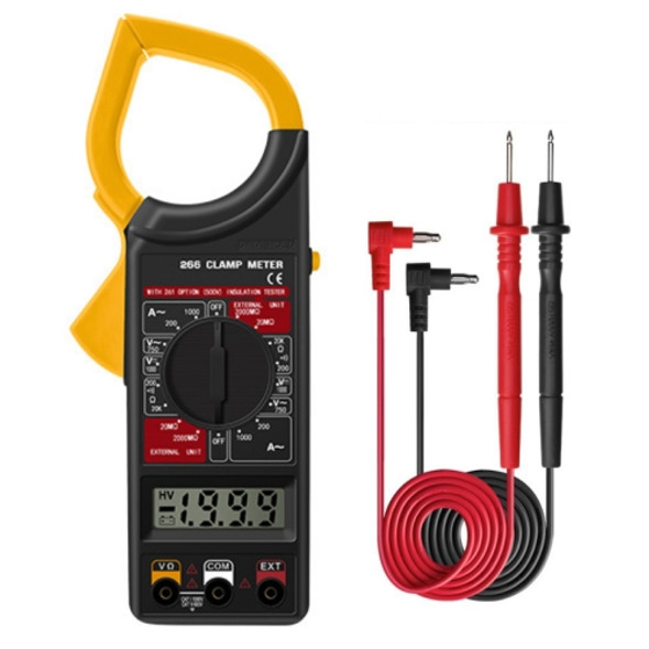 ANENG 266X Automatic High-Precision Clamp Multimeter with Buzzer (Yellow)