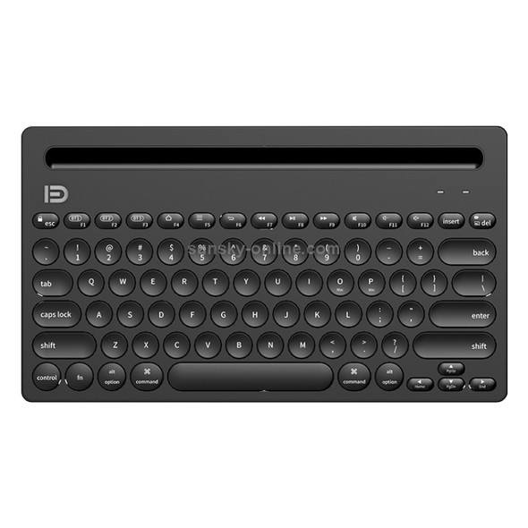 FOETOR iK3381 Three-device Simultaneous Bluetooth Keyboard (Black)
