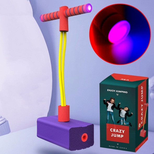 Luminous Children Jumping Pole Toy Balance Training Equipment(Purple)