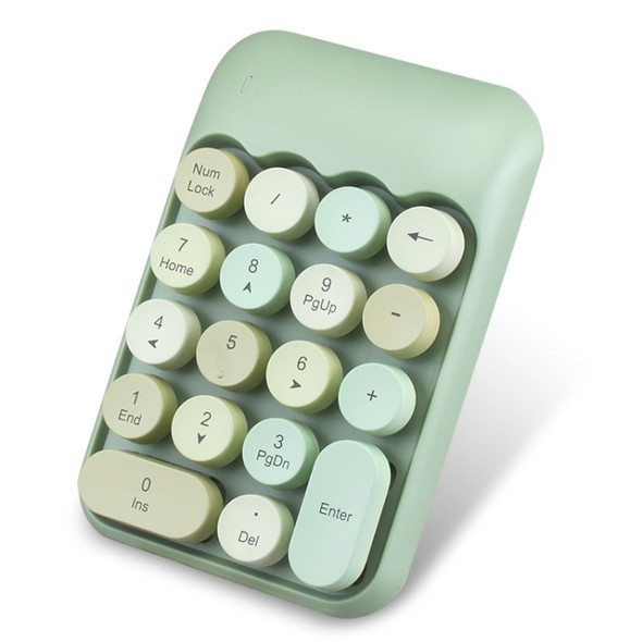 MOFii X910 2.4G 18 Keys 1600 DPI Wireless Numeic Keypad(Green)