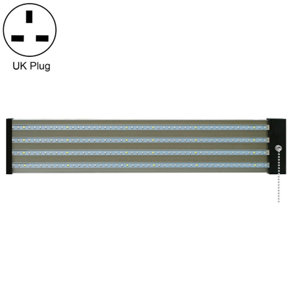 LED Growth Lamp Full Spectrum Plant Light Tube, Style: Large Four Rows 50cm(UK Plug)