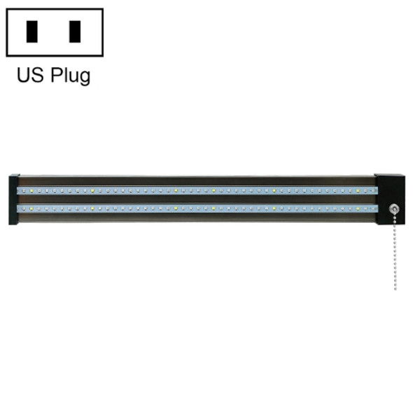 LED Growth Lamp Full Spectrum Plant Light Tube, Style: Small Double Row 50cm(US Plug)