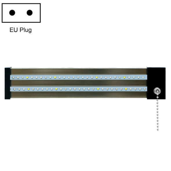LED Growth Lamp Full Spectrum Plant Light Tube, Style: Small Double Row 30cm(EU Plug)