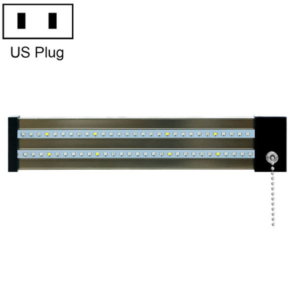 LED Growth Lamp Full Spectrum Plant Light Tube, Style: Small Double Row 30cm(US Plug)