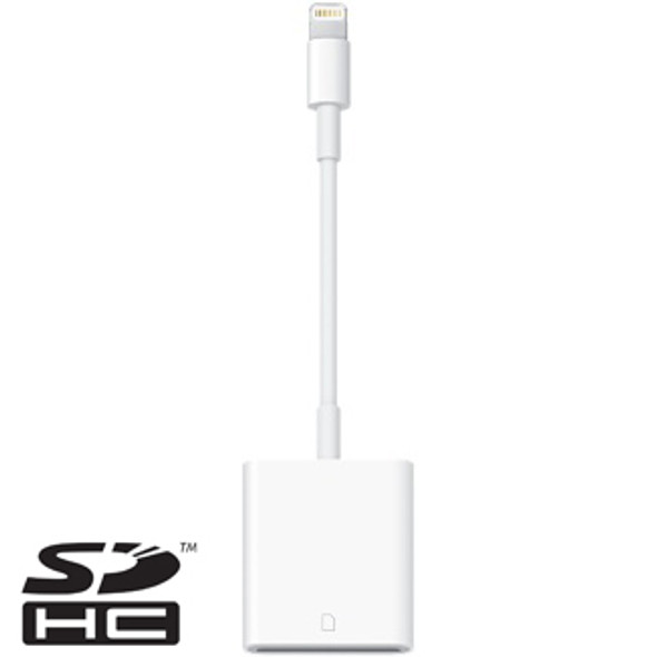 SD Card Camera Reader, For iPad mini / mini 2 Retina, iPad Air / iPad 4, iPhone 6 / 6s / 6 Plus / 6s Plus (Original Version)(White)