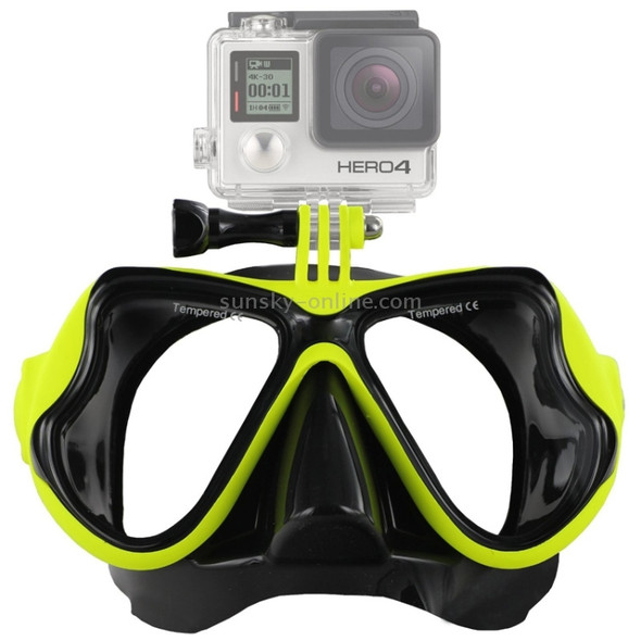 Water Sports Diving Equipment Diving Mask Swimming Glasses for GoPro HERO10 Black / HERO9 Black / HERO8 Black / HERO7 /6 /5 /5 Session /4 Session /4 /3+ /3 /2 /1, Insta360 ONE R, DJI Osmo Action and Other Action Cameras(Green)