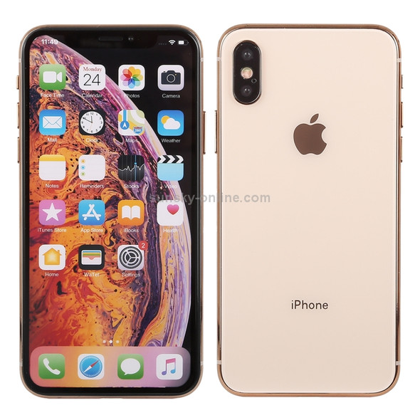 Color Screen Non-Working Fake Dummy Display Model for iPhone XS (Gold)