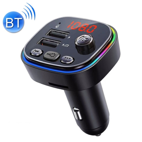 C20 USB Car Bluetooth MP3 Music Player With Colorful Lights