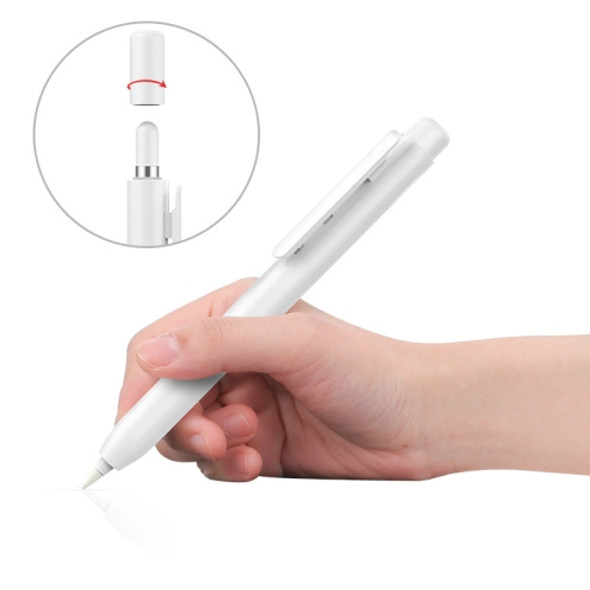 Automatic Retractable Stylus Pen Case For Apple Pencil 2(White)