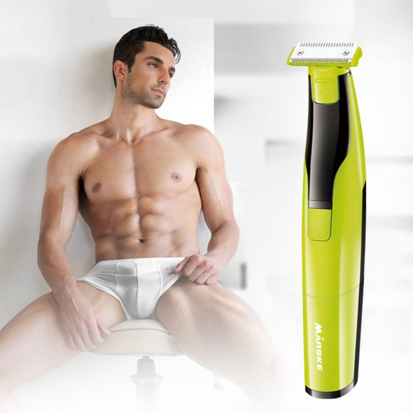 MARSKE MS-2213 Washable Shaver Hair Removal Apparatus For Ladies and Men(Green)