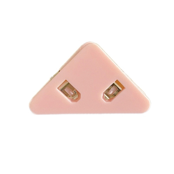 14 PCS Student Test Paper Storage Triangle Book Edge Clip(Solid Pink)