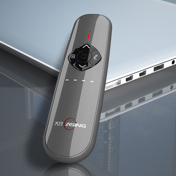 ASiNG A8N Red Light Smart Demonstrator Remote Control Flip Pen Wireless Presenter, Capacity: 32GB