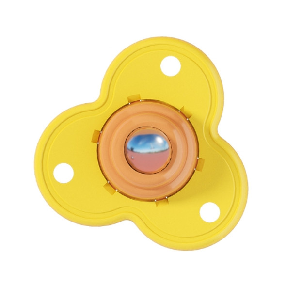 5 Packs Stainless Steel Stickable Universal Pulley, Specification: Pearle Bag 4PCS/Pack(Lemon Yellow)