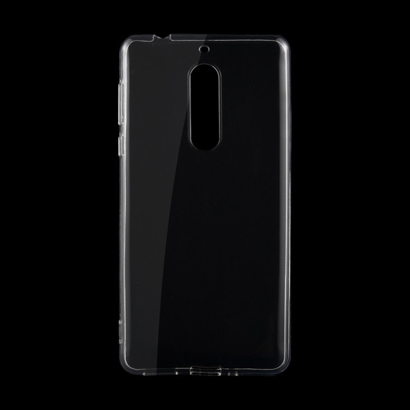 For Nokia 5 0.75mm Ultra-thin Transparent TPU Protective Case(Transparent)