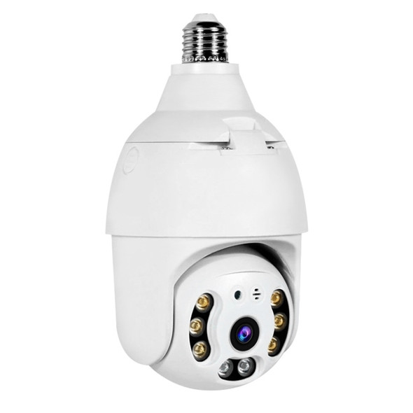 DP18 3.0MP Smart WiFi 1080P HD Outdoor Network Light Bulb Camera, Support Infrared Night Vision & Motion Detection & TF Card