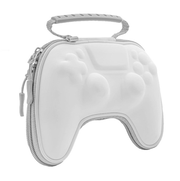 2 PCS Gamepad Storage Bag EVA Portable Protective Cover For PS5(White)