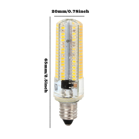 6 PCS YWXLight E11 7W AC 220-240V 152LEDs SMD 3014 Energy-saving LED Silicone Lamp (Warm White)