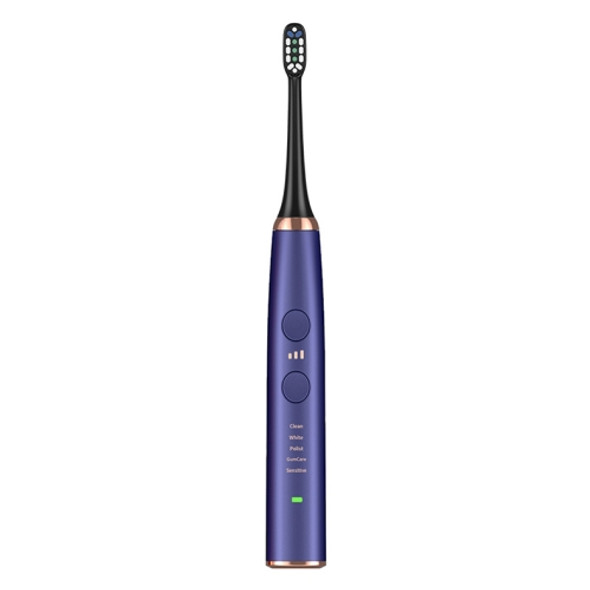 Wireless Induction Charging Ultrasonic Electric Toothbrush(Blue)