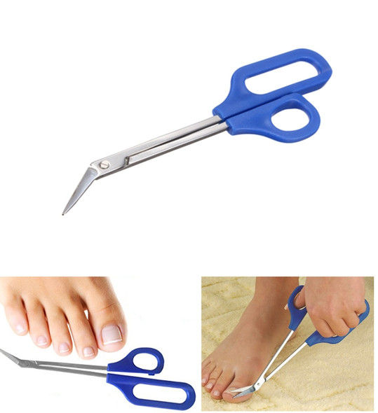 3 PCS Long Reach Easy Grip Toe Nail Toenail Scissor Trimmer