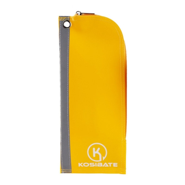 KOSIBATE CL107 PVC Plastic Tool Bag Lightweight Wear-Resistant Hardware Accessories Kit, Specification: Large(Yellow)