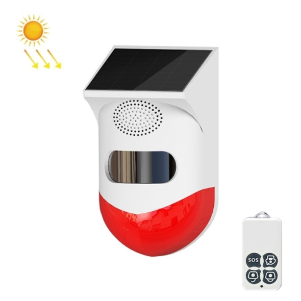 Outdoor Waterproof Solar Infrared Alarm, Spec: Remote Control