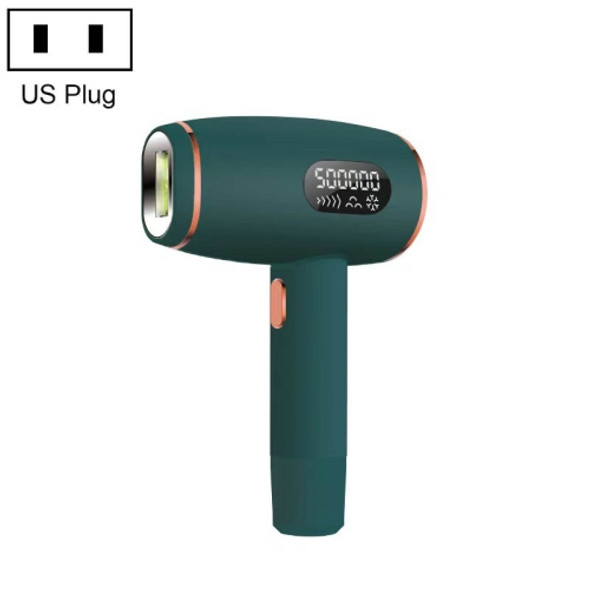 X1 Freezer Hair Removal Instrument IPL Photon Pulse Shaver, Specification: US Plug(Green)