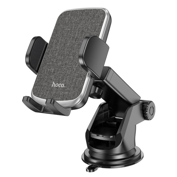 hoco CA95 Polaris Push-type Telescopic Suction Cup Car Holder(Black)